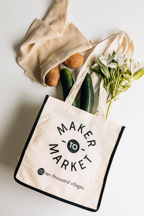 Maker To Market Organic Cotton Reusable Bag 8