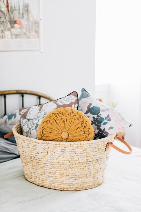 Palm Leaf Laundry Basket 3